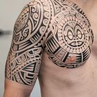Polynesian cage sleeve