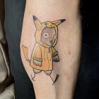 Pijjin as Pikachu