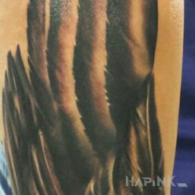 Tattoo Wing on the forearm motif: other