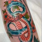 Snake & Flowers
