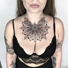 Elaborate chest mandala