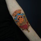 Coat of arms of Łódź and Ostrowiec Świętokrzyski in one