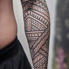 Healed 2-year-old Samoan tattoo done in 3 sessions