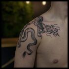 Oldschool dragon