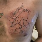 My Family Chest Tattoo