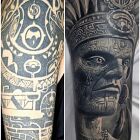 Aztec vibe - warrior portrait