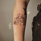 Burning Cottage
