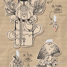 Fantasy wzorki