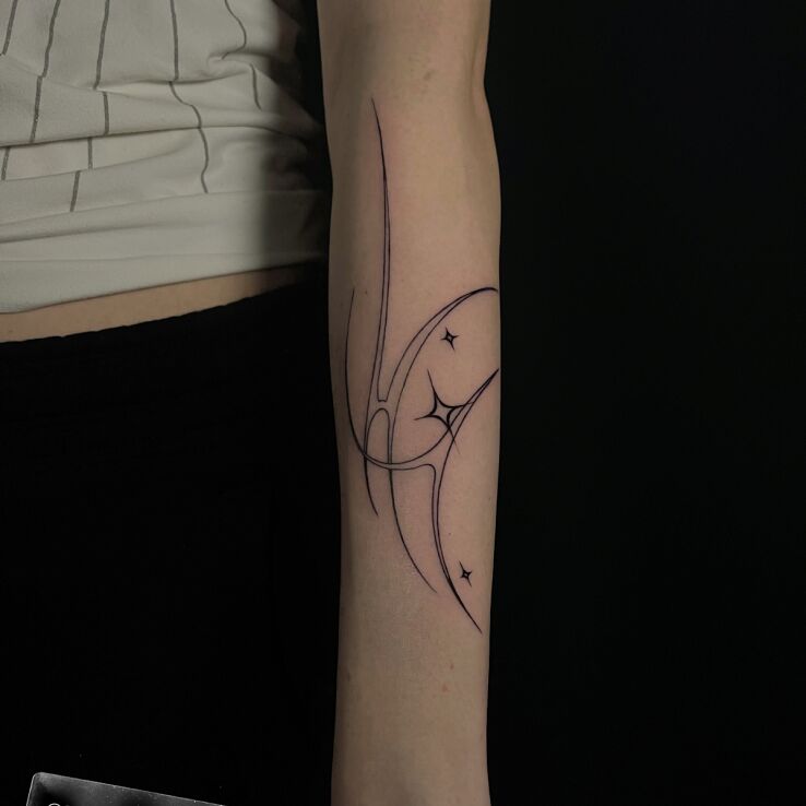 Tattoo Neotribal pattern in other motif On the arm