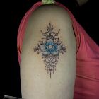 Blue flower