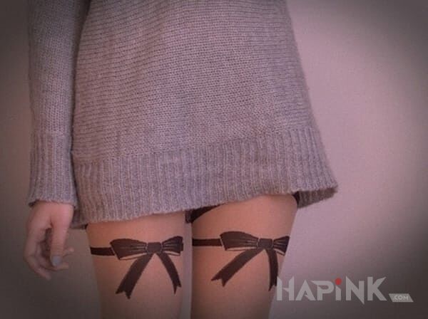 Tattoo Kokardy in other motif on the leg