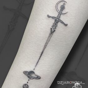 Tatuaż ✨ Subtelność i precyzja w każdym detalu! ✨ na ręce motyw: fantasy styl: graficzne / ilustracyjne