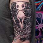 Mew w otoczeniu starożytnych symboli i legend Pokémon