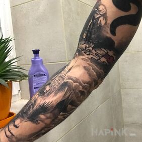 Tattoo Sleeve inside on the forearm motif: sleeves