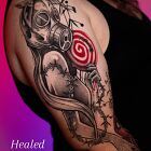 Healed girl from the Carnival of the Rust music video
