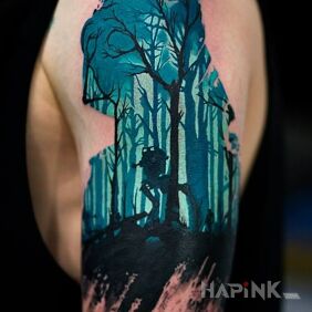 Tattoo Nikita's work with Bad Mojo Tattoo Gdansk. on the upper arm motif: other
