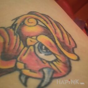 Tattoo The swallow has on the leg motif: other