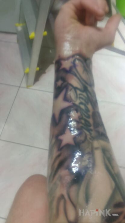 Tattoo Gwiazdy on the forearm
