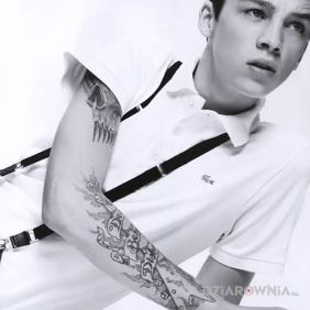 Tatuaż Ash Stymest - tatuaż na przedramieniu na przedramieniu motyw: Ash Stymest
