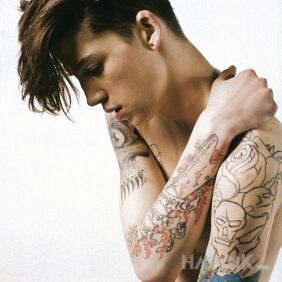 Tattoo Ash Stymest - tattoo on both hands on the forearm motif: Ash Stymest
