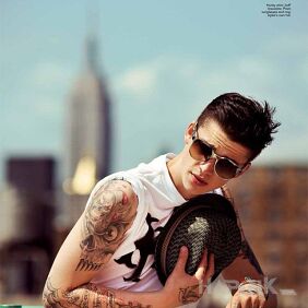 Tattoo Ash Stymest - skull tattoo on the forearm motif: Ash Stymest