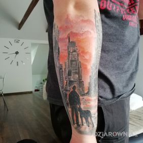 Tatuaż Nastepna:) po wygojeniu na przedramieniu motyw: kolorowe