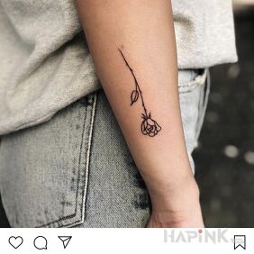Tattoo How much for such a tattoo? on the wrist motif: flowers