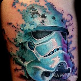 Tattoo Stormtrooper on the upper arm motif: other