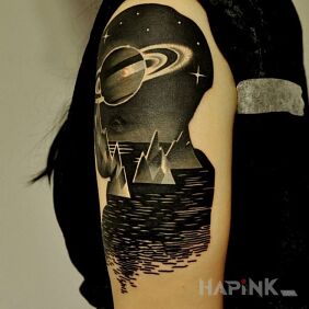 Tattoo Planet on the upper arm motif: other