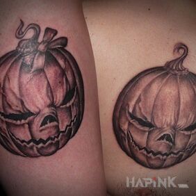 Tattoo Another pumpkin on the chest motif: other