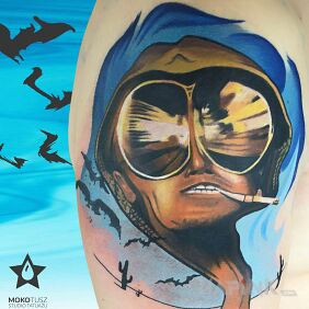 Tattoo Las Vegas Parano on the upper arm motif: other