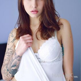 Tattoo Angel on the forearm motif: sexy