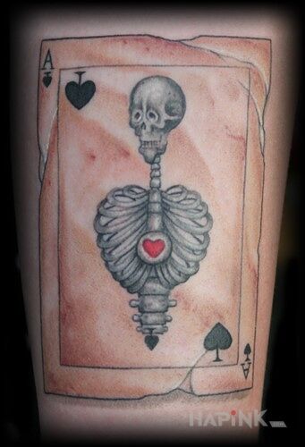 Tattoo Tarot in other motif on the forearm