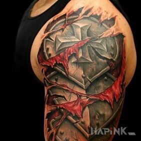Tattoo What's hiding under the skin on the upper arm motif: other