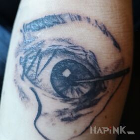 Tattoo Tattoo done at Warsaw motorcycle fair on the forearm motif: other style: graphic / illustrative
