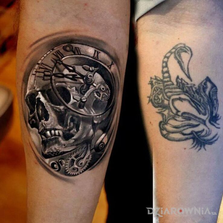 Tatuaż Coś lepszego w motywie 3D i stylu realistyczne na przedramieniu