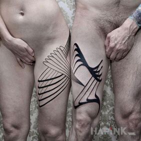 Tattoo Something else on the leg motif: other