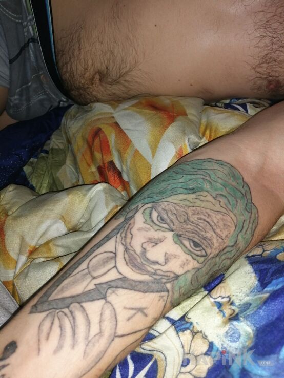Tattoo Joker skończony lecz wiem że muszę popracować nad cieniami in characters motif and graphic / illustrative style on the forearm